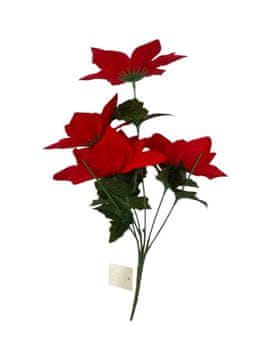shumee UMETNA ZVEZDA BETLEMŠKE VEJNICE 13 CM - RDEČA BOŽIČNA CVETICA - BOŽIČNA DEKORACIJA