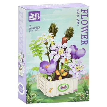shumee Cvetlični šopek - sijoč - komplet 519 gradbenih kock