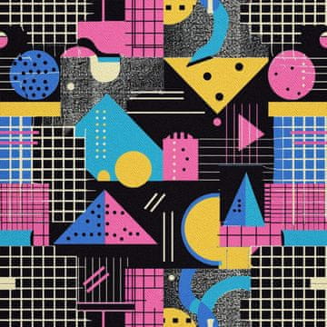 shumee ZUNANJE DEKORATIVNE TKANINE OXFORD - Geometrični motiv I DX3586