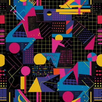 shumee ZUNANJE DEKORATIVNE TKANINE OXFORD - Geometrijski motiv I DX3582