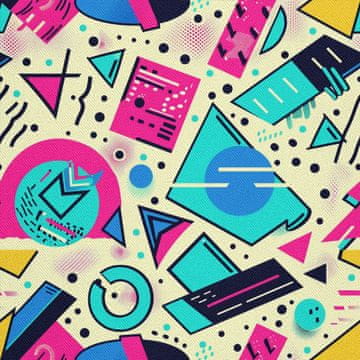 shumee ZUNANJE DEKORATIVNE TKANINE OXFORD - Geometrični motiv I DX3558