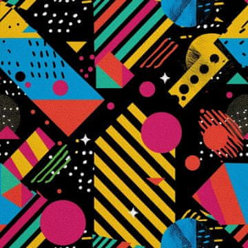 shumee ZUNANJE DEKORATIVNE TKANINE OXFORD - Geometrični motiv I DX3105