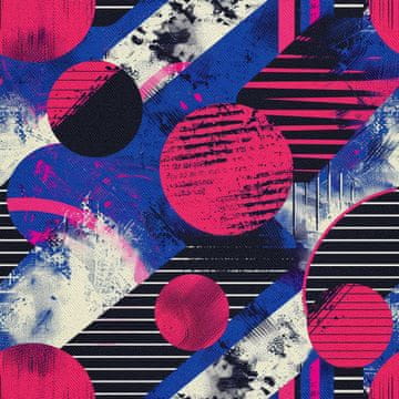 shumee ZUNANJE DEKORATIVNE TKANINE OXFORD - Geometrični motiv I DX3498