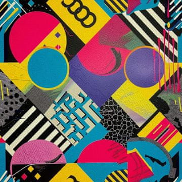 shumee ZUNANJE DEKORATIVNE TKANINE OXFORD - Geometrični motiv I DX3343