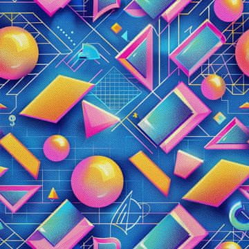 shumee ZUNANJE DEKORATIVNE TKANINE OXFORD - Geometrijski motiv I DX3358