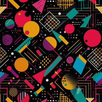shumee ZUNANJE DEKORATIVNE TKANINE OXFORD - Geometrični motiv I DX3168