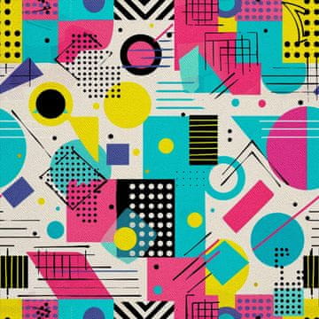 shumee ZUNANJE DEKORATIVNE TKANINE OXFORD - Geometrični motiv I DX3286