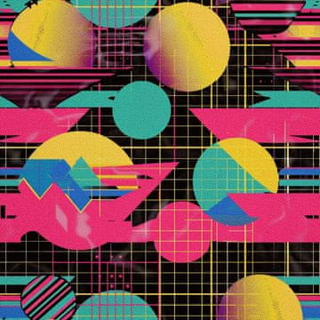 shumee ZUNANJE DEKORATIVNE TKANINE OXFORD - Geometrični motiv I DX3157