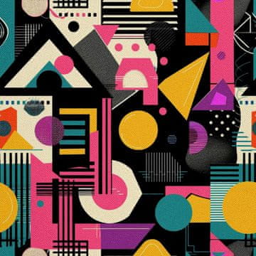 shumee ZUNANJE DEKORATIVNE TKANINE OXFORD - Geometrični motiv I DX3598