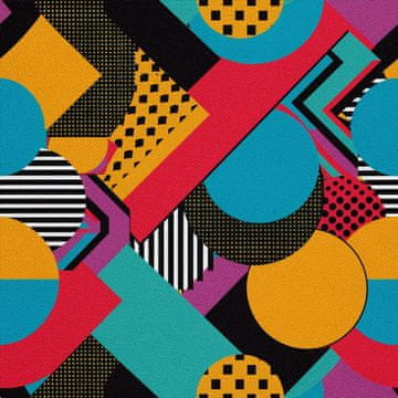 shumee ZUNANJE DEKORATIVNE TKANINE OXFORD - Geometrijski motiv I DX3393