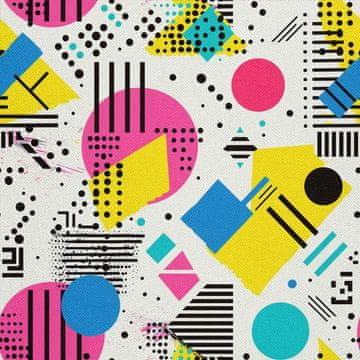 shumee ZUNANJE DEKORATIVNE TKANINE OXFORD - Geometrični motiv I DX3421