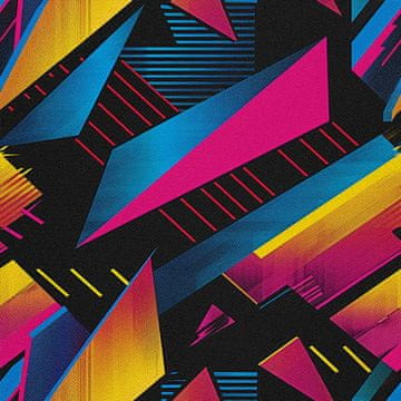 shumee ZUNANJE DEKORATIVNE TKANINE OXFORD - Geometrični motiv I DX3326