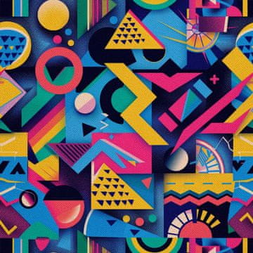 shumee ZUNANJE DEKORATIVNE TKANINE OXFORD - Geometrični motiv I DX3630