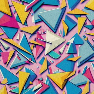 shumee ZUNANJE DEKORATIVNE TKANINE OXFORD - Geometrični motiv I DX3268