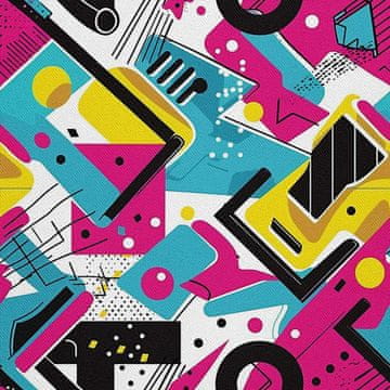 shumee ZUNANJE DEKORATIVNE TKANINE OXFORD - Geometrični motiv I DX3577