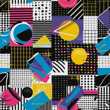shumee ZUNANJE DEKORATIVNE TKANINE OXFORD - Geometrični motiv I DX3132