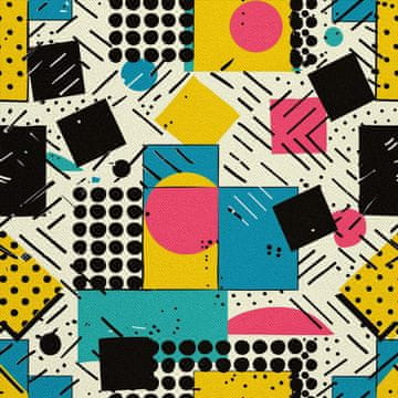 shumee ZUNANJE DEKORATIVNE TKANINE OXFORD - Geometrični motiv I DX3275