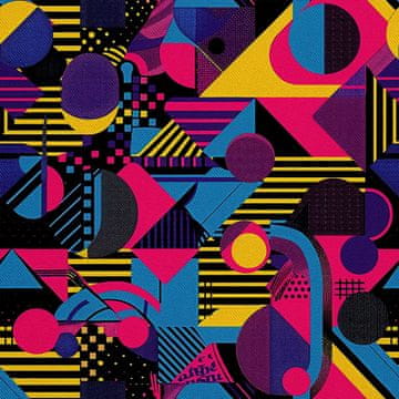 shumee ZUNANJE DEKORATIVNE TKANINE OXFORD - Geometrijski motiv I DX3560