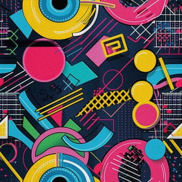shumee ZUNANJE DEKORATIVNE TKANINE OXFORD - Geometrični motiv I DX3423