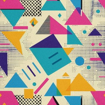 shumee ZUNANJE DEKORATIVNE TKANINE OXFORD - Geometrični motiv I DX3383