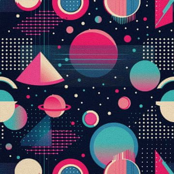 shumee ZUNANJE DEKORATIVNE TKANINE OXFORD - Geometrični motiv I DX3550