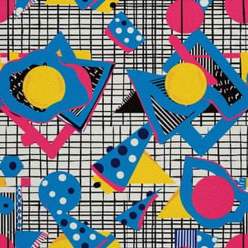 shumee ZUNANJE DEKORATIVNE TKANINE OXFORD - Geometrični motiv I DX3143