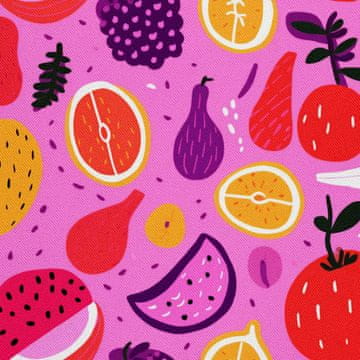 shumee ZUNANJE DEKORATIVNE TKANINE OXFORD - Sadni motiv | DX6162