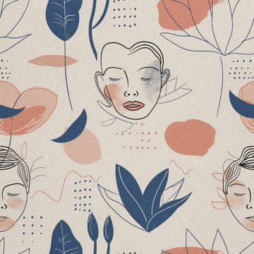 shumee ZUNANJE DEKORATIVNE TKANINE OXFORD - Ženski motiv | DX10096