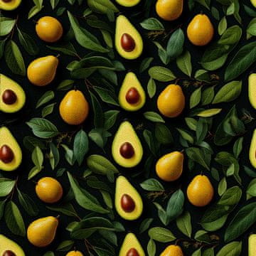 shumee ZUNANJE DEKORATIVNE TKANINE OXFORD - Sadni motiv | DX6534