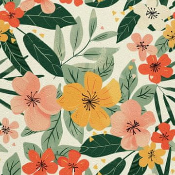 shumee ZUNANJE DEKORATIVNE TKANINE OXFORD - Pomladni motiv I DX7683