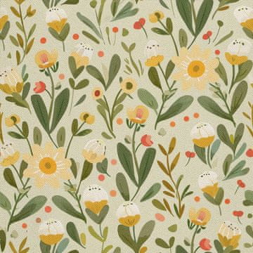 shumee ZUNANJE DEKORATIVNE TKANINE OXFORD - Pomladni motiv I DX7563