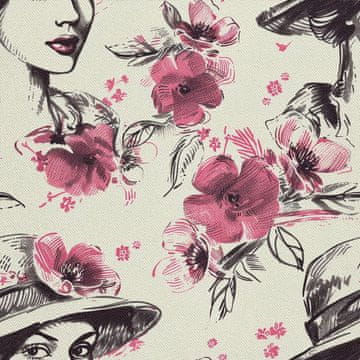 shumee ZUNANJE DEKORATIVNE TKANINE OXFORD - Ženski motiv | DX10041