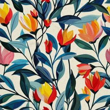 shumee ZUNANJE DEKORATIVNE TKANINE OXFORD - Pomladni motiv I DX7523