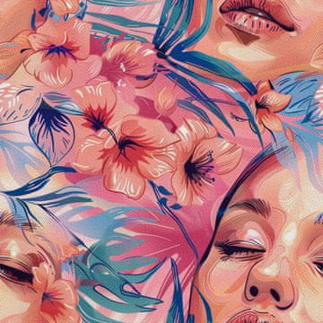 shumee ZUNANJE DEKORATIVNE TKANINE OXFORD - Ženski motiv | DX10200