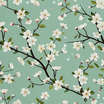 shumee ZUNANJE DEKORATIVNE TKANINE OXFORD - Pomladni motiv I DX7688