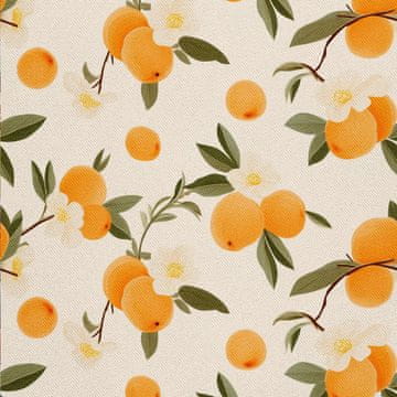 shumee ZUNANJE DEKORATIVNE TKANINE OXFORD - Sadni motiv | DX6762