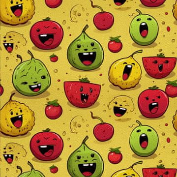 shumee ZUNANJE DEKORATIVNE TKANINE OXFORD - Sadni motiv | DX6787