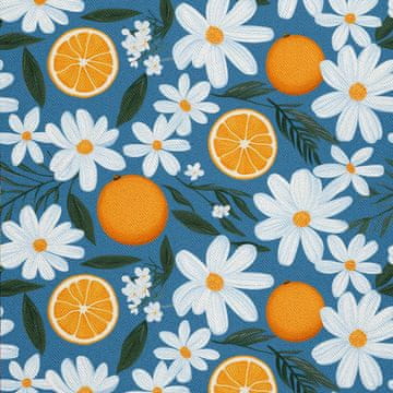 shumee ZUNANJE DEKORATIVNE TKANINE OXFORD - Sadni motiv | DX6460