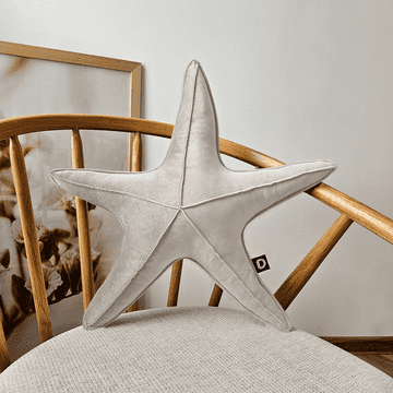 shumee Velika blazina z motivom morske zvezde VELVET VE2210 | bež