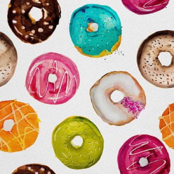 shumee ZUNANJE DEKORACIJSKE TKANINE OXFORD - Motiv Donut I DX128