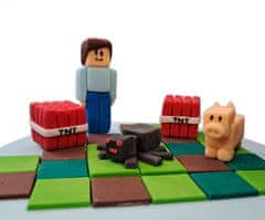 shumee Figurica sladkornega pajka v obliki torte, tako kot iz Minecrafta