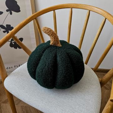 Vzglavnik SOFT LOOP | temno zelena buča