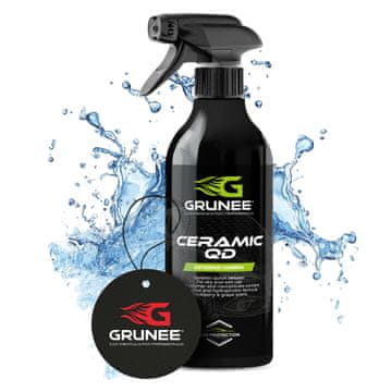 shumee TEKOČI VOSEK ZA STEKLO GRUNEE CERAMIC QD moker za avtomobile + BREZPLAČEN vonj za NEWCAR