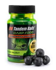 shumee Carp Food Mini Oil Hookers - kroglice za trnek 12mm/50g črni halibut