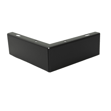 shumee Kotna noga za pohištvo, mat črna, višina 5,5 cm