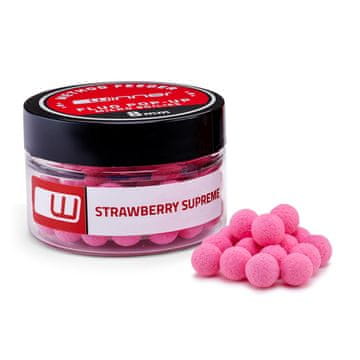 shumee Method/Feeder Fluo Pop-Up Micro Boilies 8mm/20g Truskawka Supreme