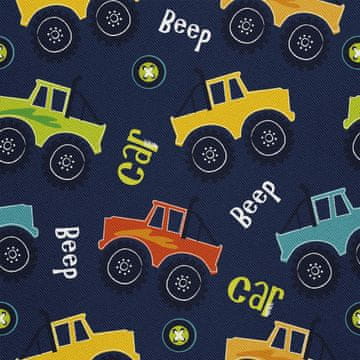 shumee ZUNANJE DEKORATIVNE TKANINE OXFORD - Motiv avtomobilov I DX632