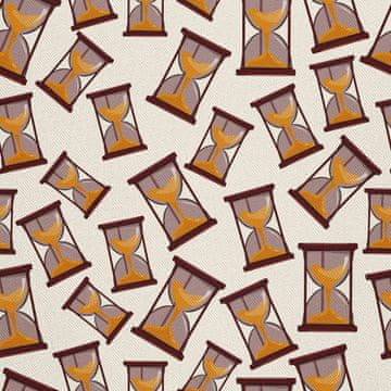 shumee ZUNANJE DEKORATIVNE TKANINE OXFORD - Motiv peščene ure 2