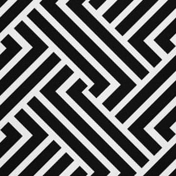shumee ZUNANJE DEKORATIVNE TKANINE OXFORD - črtast geometrijski motiv