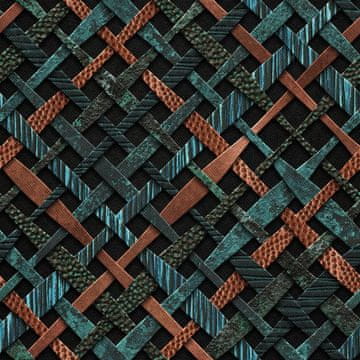 shumee ZUNANJE DEKORATIVNE TKANINE OXFORD - geometrijski motiv 17